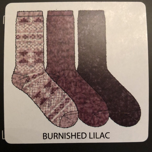 CUDDL DUDS: 3 Plushfill Crew Lounge Socks - Picture 6 of 10